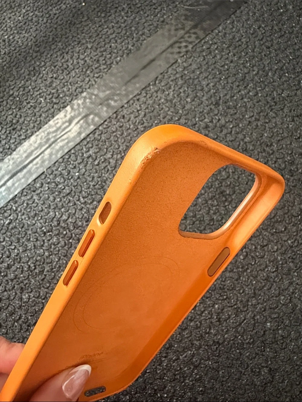 Apple IPhone 13 Pro Max Orange Silicone iPhone Case - Smooth Soft-Touch Finish